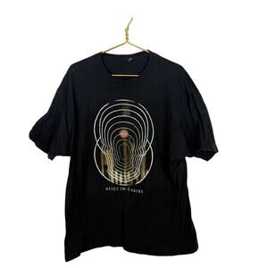 Alice In Chains 2014 Tour T-Shirt Front Back Black Concert Tee Canada Sz XXL